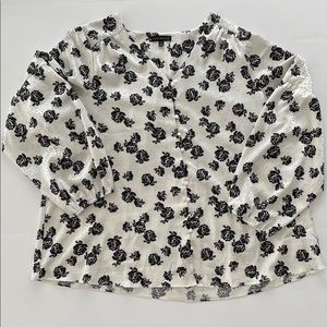 Lane Bryant Floral Blouse